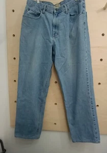 Men's LL Bean Jeans Size 36 X 32. Cotton light wash *READ DESCRIPTION  - Picture 1 of 4
