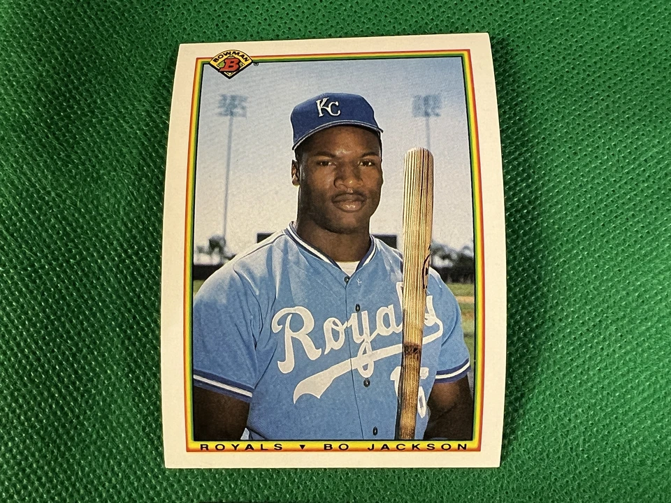 1990 Bowman #378 Bo Jackson Kansas City Royals Foto 1 de 1