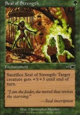 4x Seal of Strength ~ Near Mint Nemesis MTG Magic x4 4 UltimateMTG Playset Green