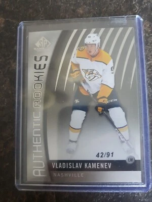 2017-18 SP Game Used Authentic Rookies 42/91 Vladislav Kamenev Card# 98 - Image 1 of 2