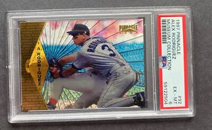 1997 Pinnacle Museum Collection #92 ALEX RODRIGUEZ SP! MARINERS! PSA 6 - Picture 1 of 3