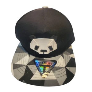 TEAMLIFE Paper Fold Snapback Cap Panda Hat - Picture 1 of 5