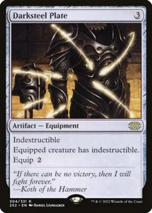 MTG Magic the Gathering Darksteel Plate (304/686) Double Masters 2022 NM - Picture 1 of 1
