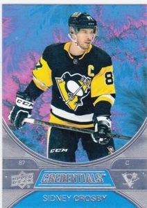 2021/22 CREDENTIALS..SIDNEY CROSBY..MANDELBROT FRACTAL PARALLEL..# 2..PENGUINS - Picture 1 of 1