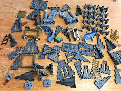 Mega Bloks Dragons Lot 60+ Pieces Castle Bricks Blocks Walls Catapult Parts - Image 1 of 4