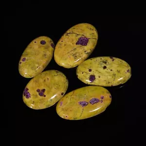 AAA Top Quality Natural Atlantadite Oval Shape Cabochon Lot Loose Gemstone - Picture 1 of 4