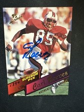 1995 Superior Pix Draft Football RC Auto 93 Carl Reeves /6500
