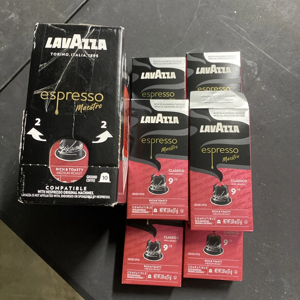Lavazza Classico Espresso Capsules 60 Count Nespresso Compatible 100 Arabica