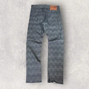 Naked & Famous Super Skinny Guy Puzzle Tejido Elástico Denim Para Hombres Talla 32x30 - Imagen 1 de 14