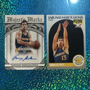 2014-15 Panini Excalibur #26 SARUNAS MARCIULIONIS Majestic Marks Auto & RC - Picture 1 of 11
