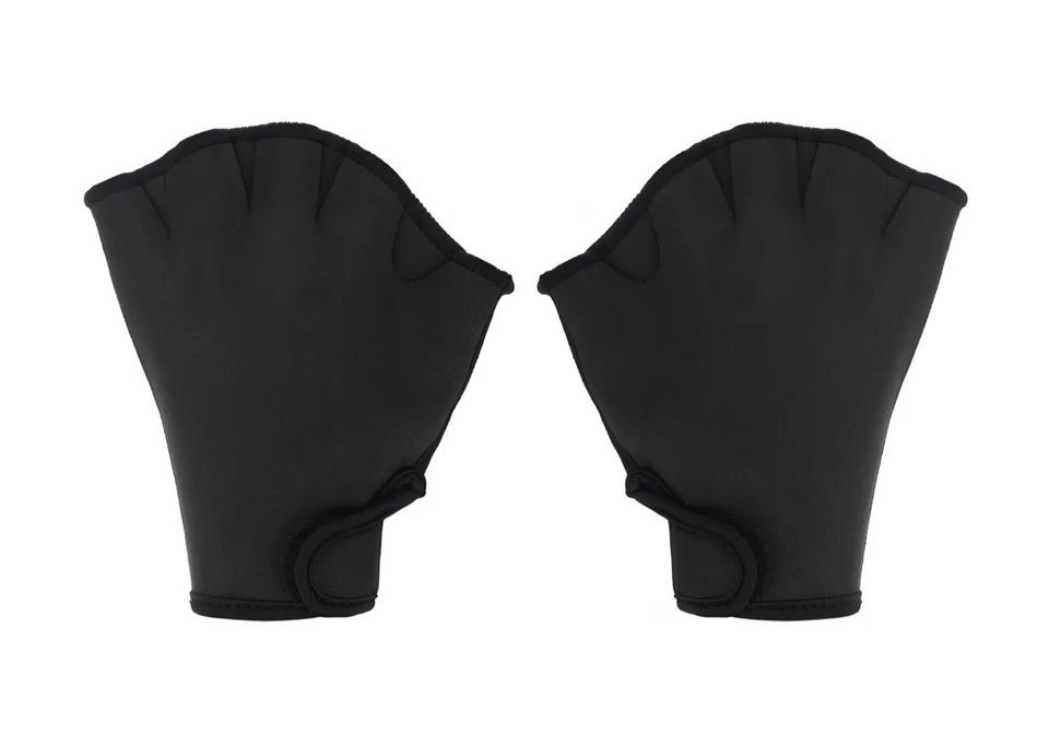 Guantes acuáticos de natación negros grandes palmeados nuevos envío rápido  Foto 1 de 1