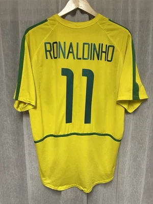 2002 Brazil World Cup Ronaldinho soccer jersey - Image 1 of 4