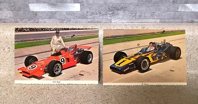 70's Indy 500 A. J. Foyt #9 Sheraton Coyote Thompson Racing and Al Unser Victory - Image 1 of 3