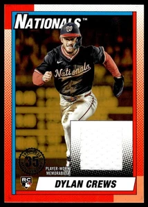 2025 Topps Update DYLAN CREWS 1990 TOPPS RELIC GOLD 43/50 #90RU-DC - Picture 1 of 2