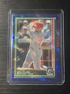 Béisbol Panini Donruss Will Clark 2025 óptica azul hielo agrietado/15. No. 64 - Imagen 1 de 10