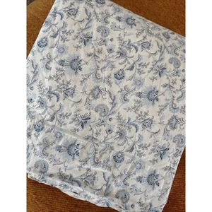 Vintage Ralph Lauren blue and white paisley print twin flat sheet percale cotton - Picture 1 of 4