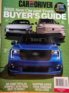 CAR And DRIVER 2025 New Car And Trick BUYER'S GUIDE Magazine - Picture 1 of 1