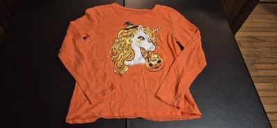 Girl's size large (10/12) Children's Place Halloween top - Image 1 of 3