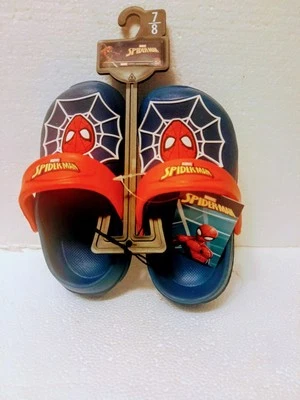 Zuecos Disney Junior Marvel Amazing Spider-Man Niños Azul Marino Talla 7/8 TOTALMENTE NUEVOS  Foto 1 de 4