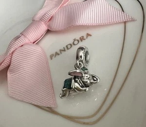 Genuine Pandora Disney Parks Flying Dumbo Dangle Charm Silver S925 ALE - Picture 1 of 5