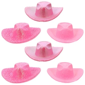 6Pcs Tiny Hat Miniature Hats Pretend Play Dollhouse Decoration for Crafts - Picture 1 of 12