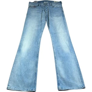 Jeans Diesel Zatiny Uomo W31 L32 Blu Chiaro Regular Bootcut Svasato Denim - Foto 1 di 15