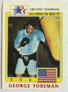 1983 TOPPS GREATEST OLYMPIANS GEORGE FOREMAN CARD #19 BOXING LEGEND ๐บ๐ธ USA - Picture 1 of 2
