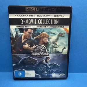 Jurassic World + Fallen Kingdom 2 Collection 4K Ultra HD Blu Ray UHD Region B - Foto 1 di 4