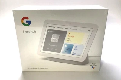 GOOGLE NEST HUB - 7 INCH DISPLAY 2ND GENERATION - NEW SEALED - Image 1 of 4