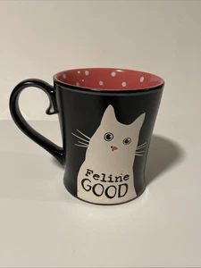 Spectrum Designz FELINE GOOD Katze Katze Keramiktasse 18 Unzen - NEU - Bild 1 von 5