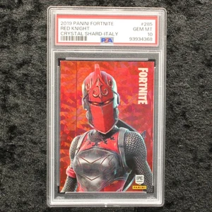 Panini Fortnite Series 1 PSA 10 Red Knight #285 Crystal Shard Italy Epic Cards - Picture 1 of 2