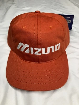 Sombrero ajustable vintage Mizuno naranja golf Foto 1 de 4