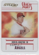 2005 Donruss Studio Stars Gold /500 Darin Erstad #S-36