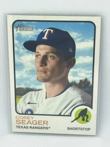 Corey Seager 2022 Topps Heritage Baseball # 609 - Picture 1 of 2