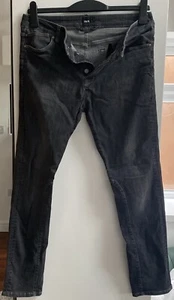 ASOS Men’s Jeans Black Jeans Trousers Size 32 R - Picture 1 of 7