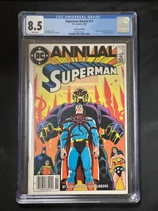 Superman Annual #11 Rare Newsstand Edition 1988 CGC 8.5 WP 1st Black Mercy - Picture 1 of 3