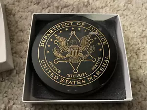 Official U.S. Marshal's Drink Coaster - Picture 1 of 2