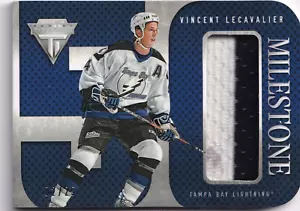2013-14 Panini Titanium Milestone Goal Scorer Jsy Prime Vincent Lecavalier 2/25 - Foto 1 di 2