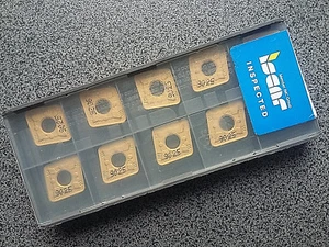 ¡VENTA! 10 x PLACAS DE CORTE REVERSIBLES ISCAR CNMG 120416-WG IC9025 - Imagen 1 de 2