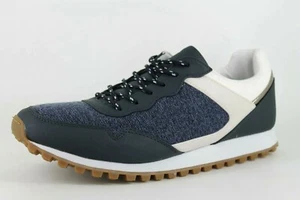 Topman Mens UK 8 EU 42 Navy Blue Shade Retro Sneakers Trainers Shoes RRP £45.00 - Picture 1 of 5