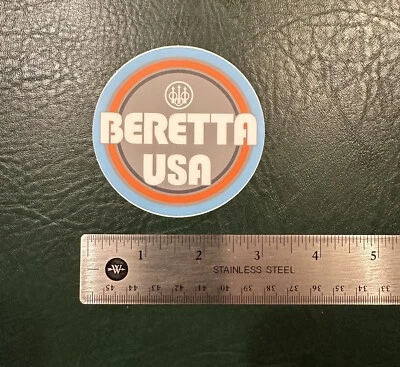 Calcomanía adhesiva redonda con logotipo de Beretta EE. UU. OEM NRA Show Foto 1 de 3