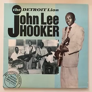 John Lee Hooker – The Detroit Lion - 1990 Vinyl LP - Near Mint (NM/NM) FIEND154 - Picture 1 of 4