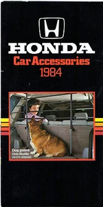Honda Accessories 1984 UK Market Foldout Brochure Jazz Civic CRX Shuttle Accord - Picture 1 of 2