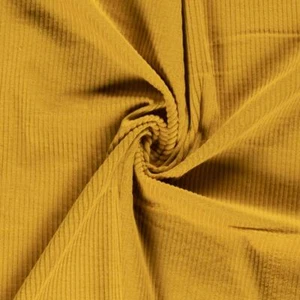 Luxury Jumbo Corduroy Velvet Fabric Material - MUSTARD - Picture 1 of 3