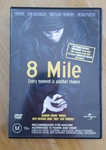 EMINEM - 8 MILE - REGION 4 - DVD 2003 - WITH SPECIAL FEATURES -   LIKE NEW   - Picture 1 of 3