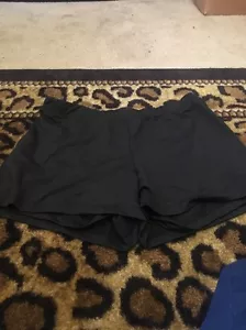 Avia Women's ActiveWear Shorts Elastic Waist Size L Black - Picture 1 of 4