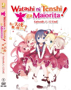 ANIME WATASHI NI TENSHI GA MAIORITA Vol.1-12 End DVD ENGLISH SUBS + FREE ANIME - Foto 1 di 3