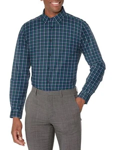 MSRP $80 Tommy Hilfiger Men's Dress Shirt Athletic Fit Pine Size Large - Picture 1 of 2