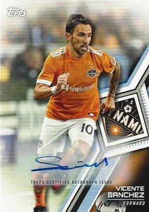2018 Topps Major League Soccer Base Common Certified Autograph card - MLS Auto