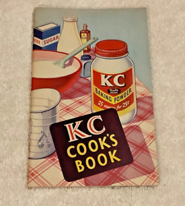 Vintage 1940s KC Baking Powder COOK'S BOOK Recipe Cookbook Jacques MFG Chicago